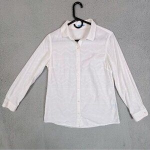 J MCLAUGHLIN WOMENS DRESS BLOUSE WHITE SIZE M
